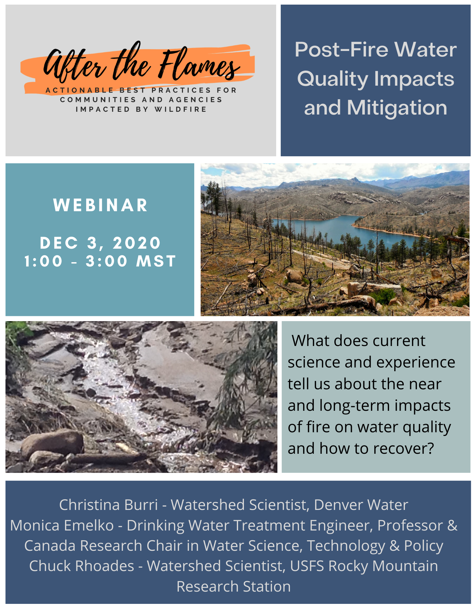 PostFire Water Quality After The Flames